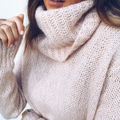 Strickpullover mit weitem Rollkragen „Greta“