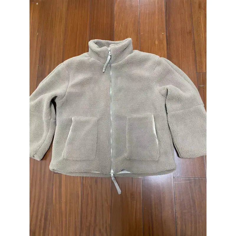 Teddyfleece-Jacke mit Stehkragen „Margaux“