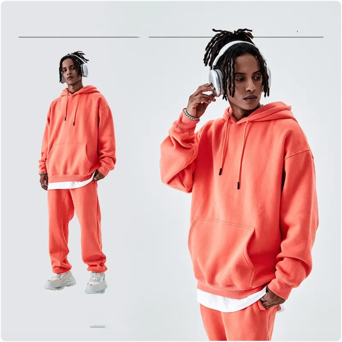 Oversized Fleece-Lined Hoodie “Pia”