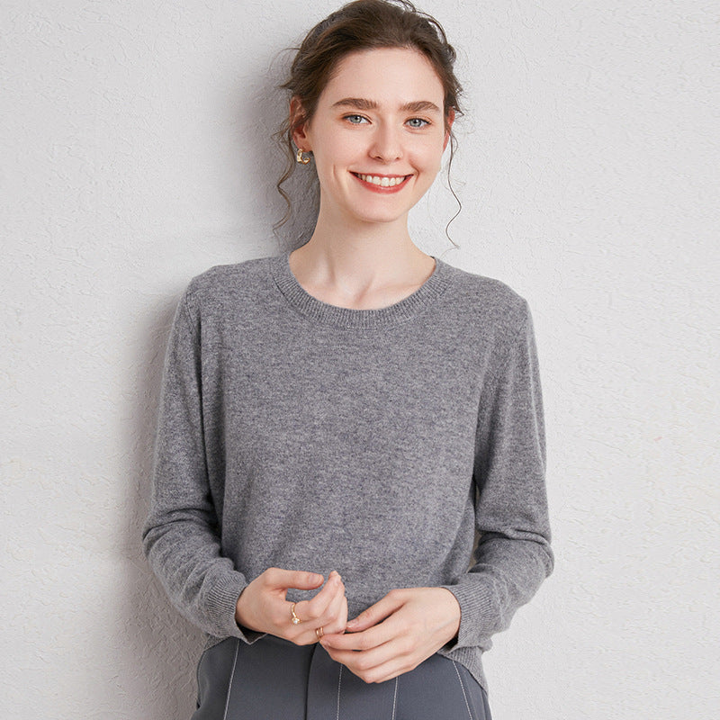 Woll-Pullover mit Rundhals „Letizia“