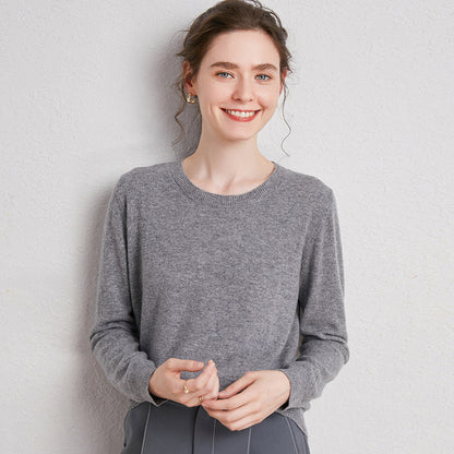 Woll-Pullover mit Rundhals „Letizia“