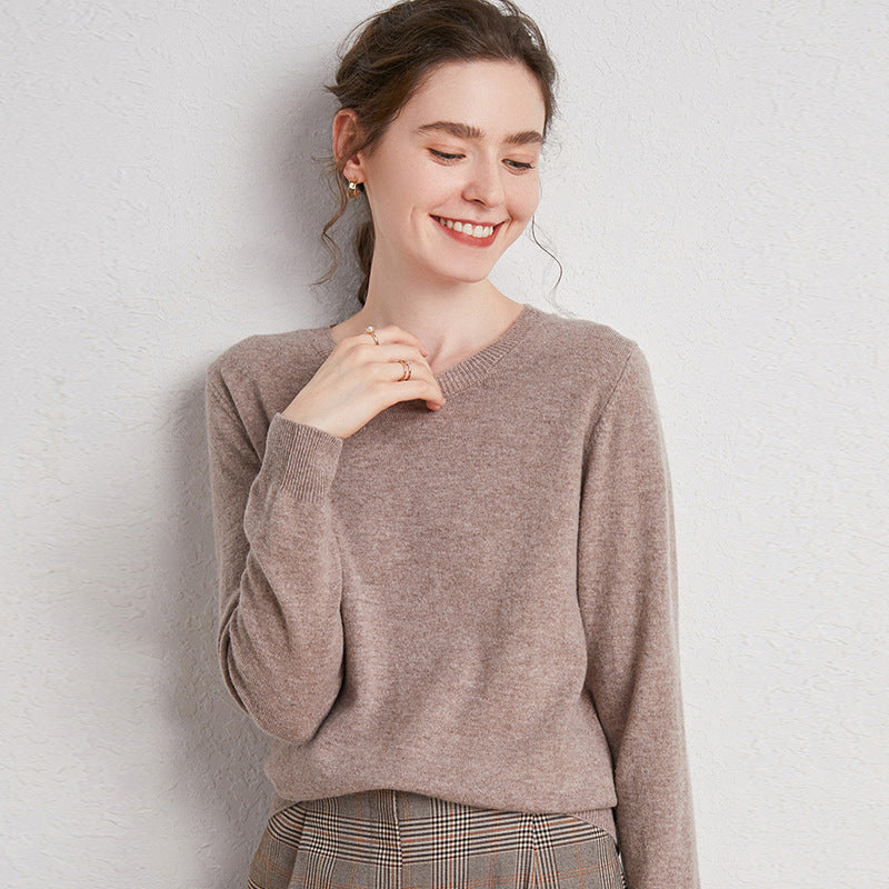 Woll-Pullover mit Rundhals „Letizia“