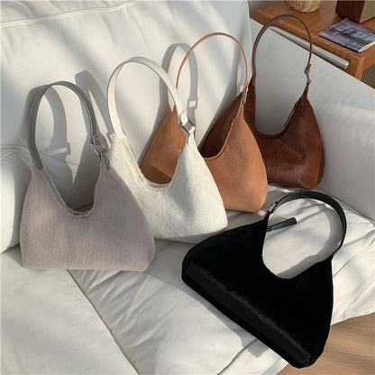 Faux Leather (PU) Hobo Shoulder Bag