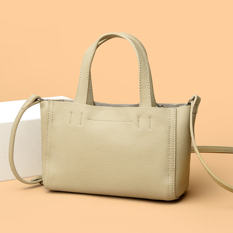 Leather Mini Tote Crossbody