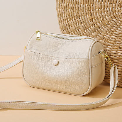 Soft Leather Pillow Shoulder Bag