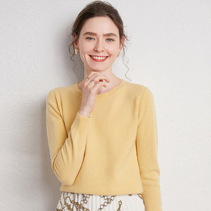 Woll-Pullover mit Rundhals „Letizia“