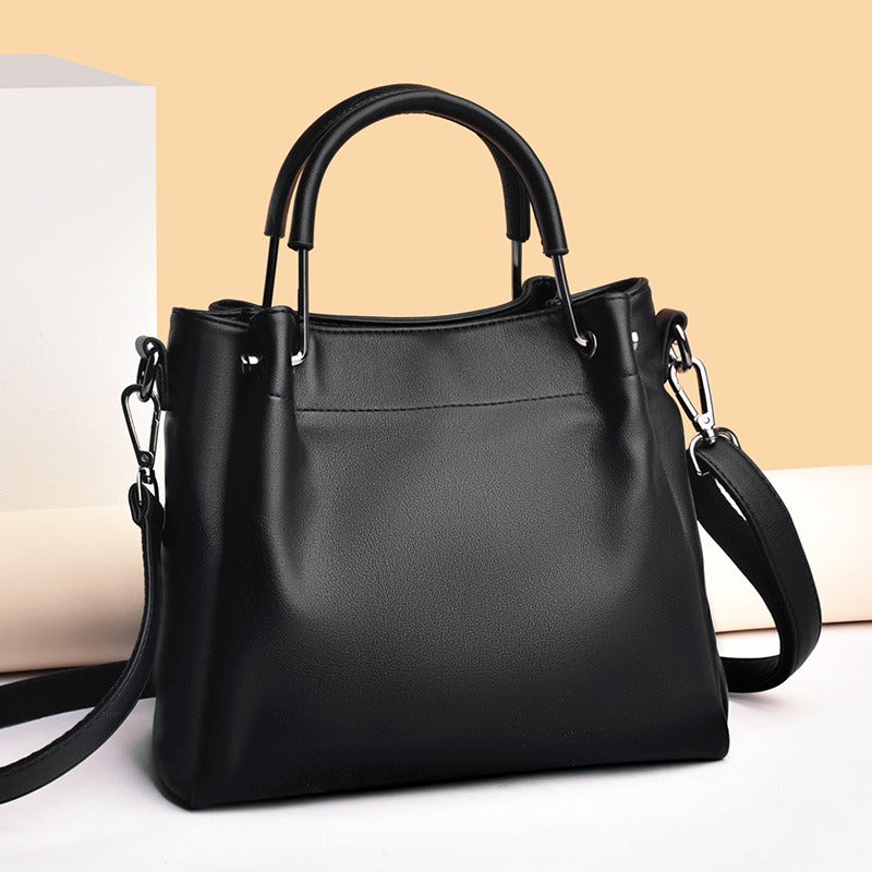 Weiche Handtasche aus PU-Kunstleder
