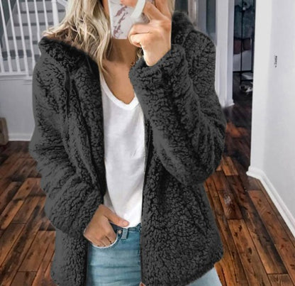Teddyfleece-Kapuzenjacke „Clara“