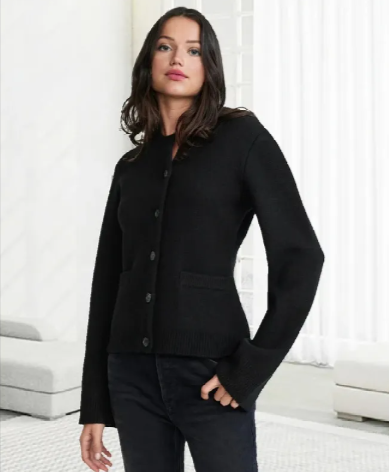 Fitted Knit Cardigan Jacket “Tessa”