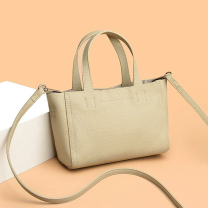 Leather Mini Tote Crossbody