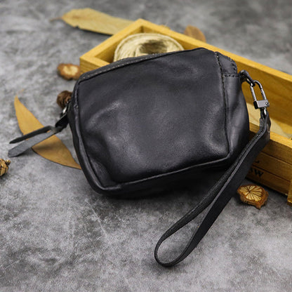 Leather Wristlet Pouch
