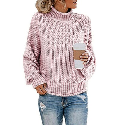 Grobstrick-Rollkragenpullover „Ginevra“