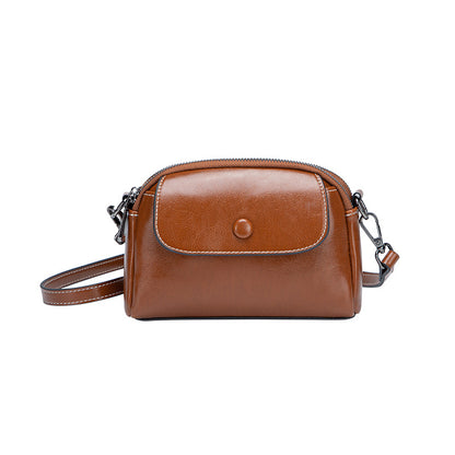 Retro Leather Mini Crossbody Bag