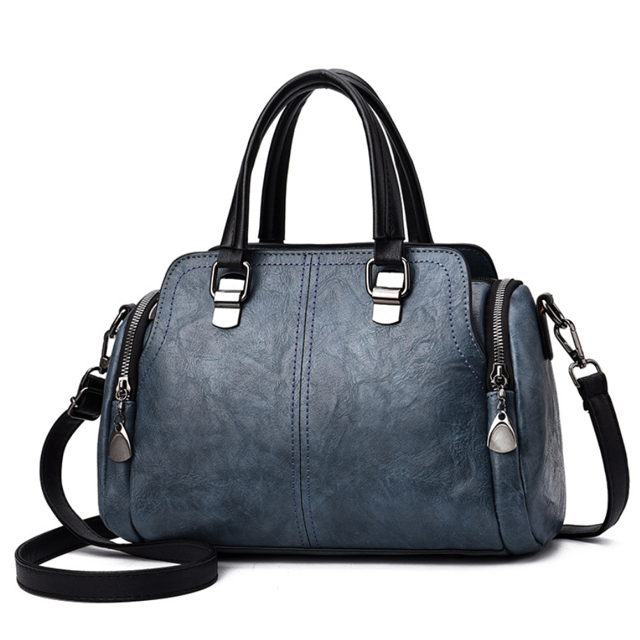 Boston-Handtasche aus PU-Kunstleder