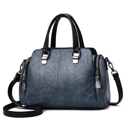 Boston-Handtasche aus PU-Kunstleder