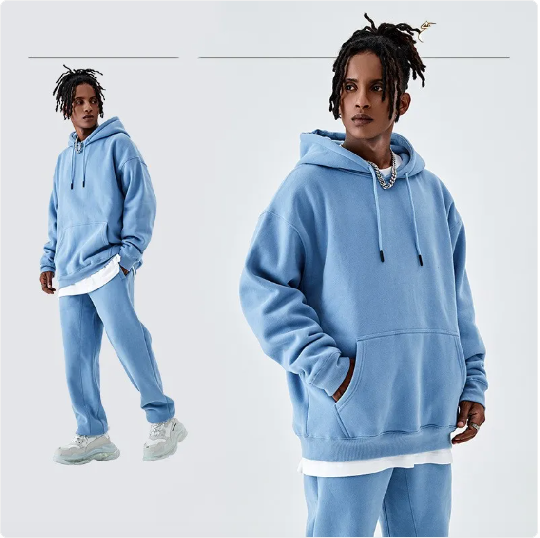 Oversized Fleece-Lined Hoodie “Pia”