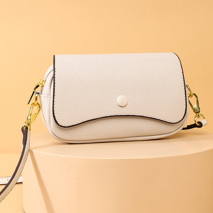 Leather Flap Crossbody Bag