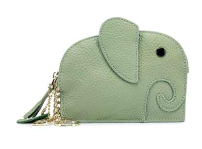 Leather Elephant Coin Purse
