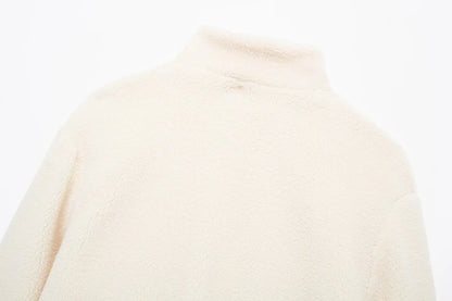 Teddyfleece-Jacke mit Stehkragen „Margaux“