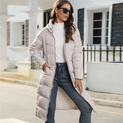 Long Slim Puffer Coat “Siri”