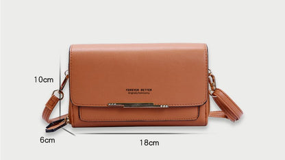 Handytasche zum Umhängen aus PU-Kunstleder