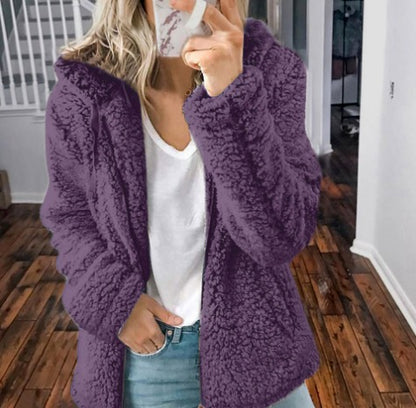 Teddyfleece-Kapuzenjacke „Clara“
