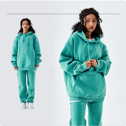 Oversized Fleece-Lined Hoodie “Pia”