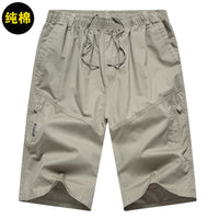 Men's Summer Thin Cotton Cargo Shorts (Loose Fit)