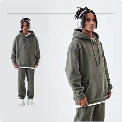 Oversized Fleece-Lined Hoodie “Pia”