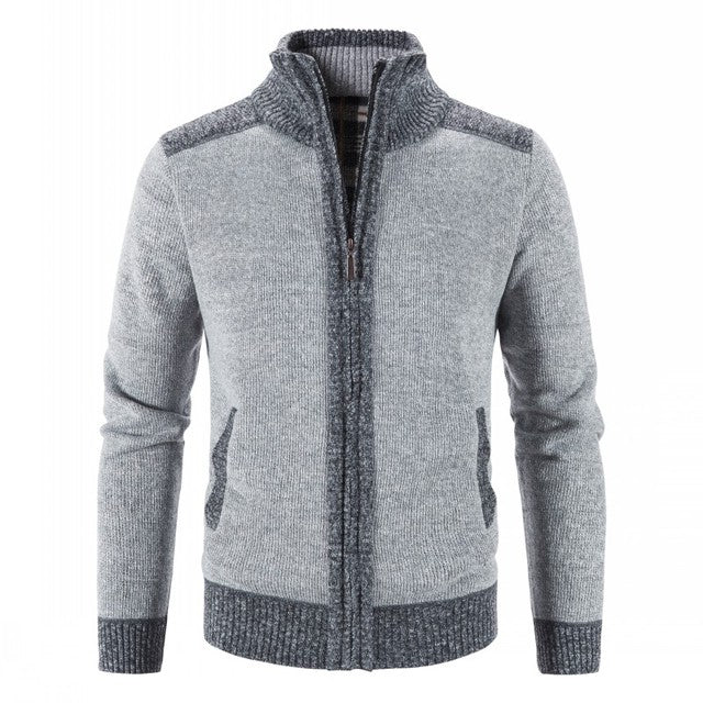 Plush Zip Cardigan “Fabio”