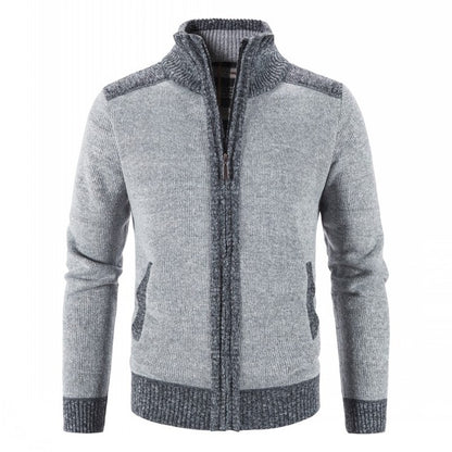 Plush Zip Cardigan “Fabio”