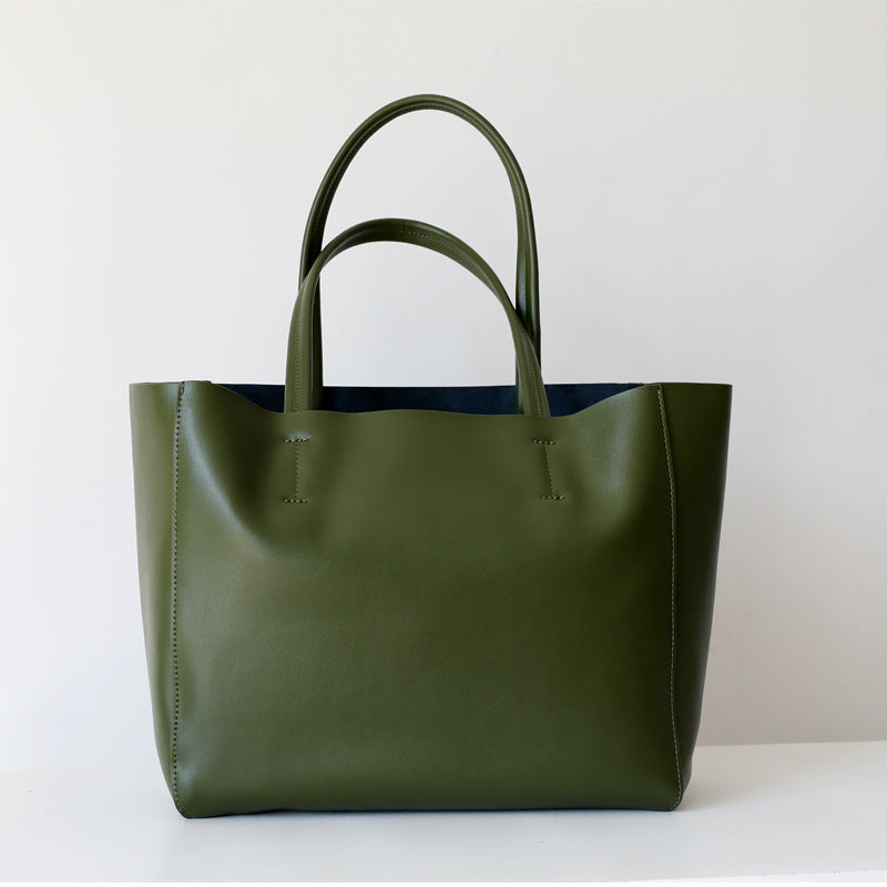 Soft Leather Tote Bag