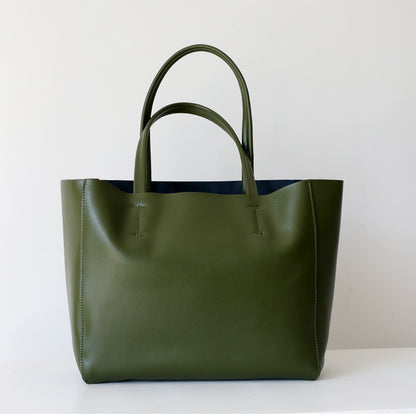 Soft Leather Tote Bag