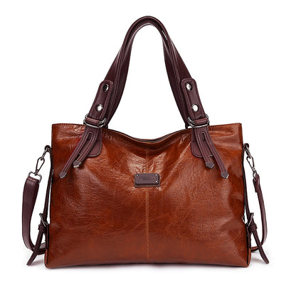 Vintage Faux Leather (PU) Tote