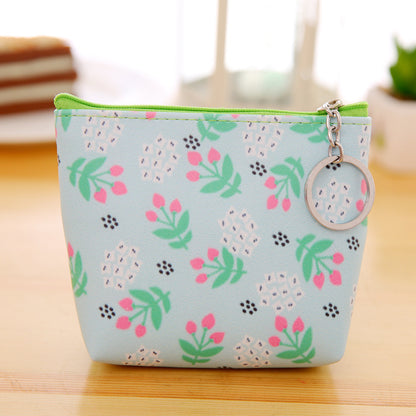 Floral Coin Purse, Faux Leather (PU)