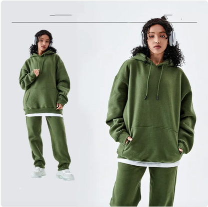 Oversized Fleece-Lined Hoodie “Pia”