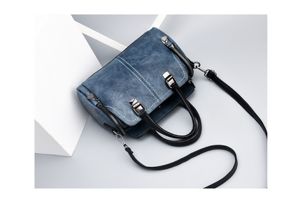 Boston-Handtasche aus PU-Kunstleder