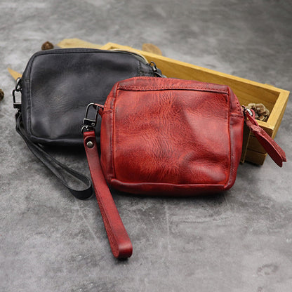Leather Wristlet Pouch