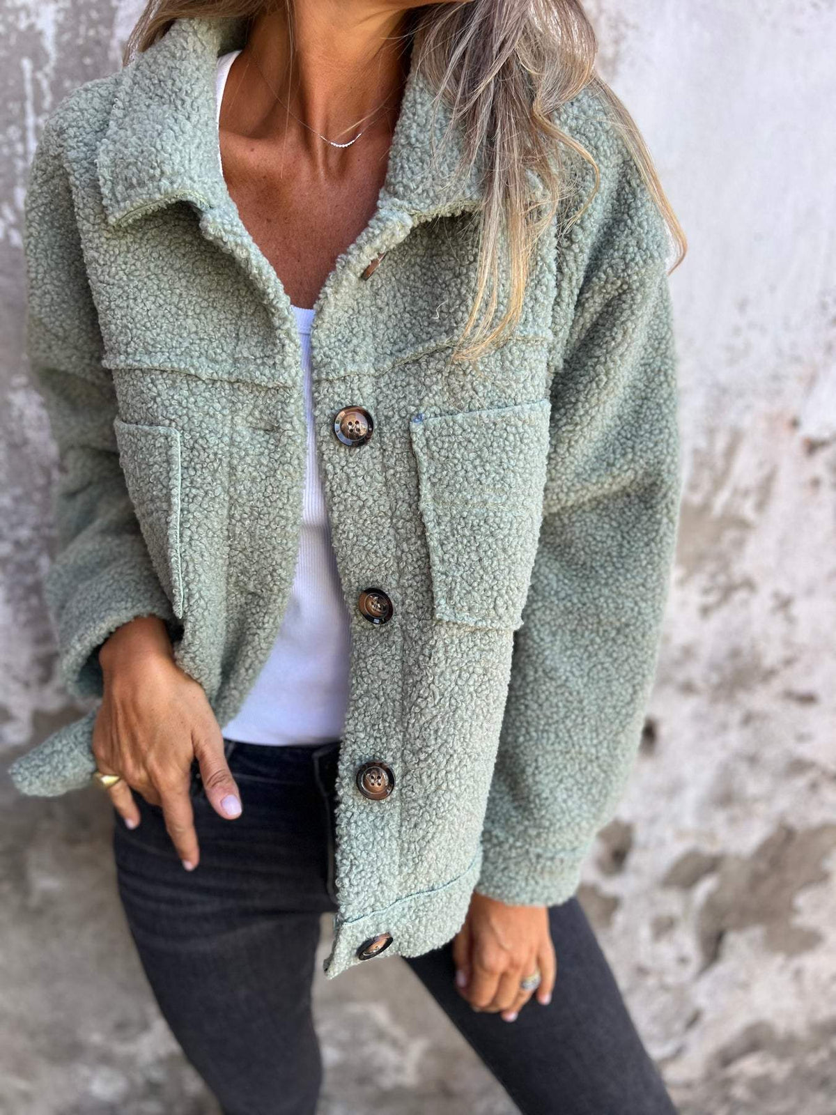 Teddyfleece-Hemdjacke „Wilma“