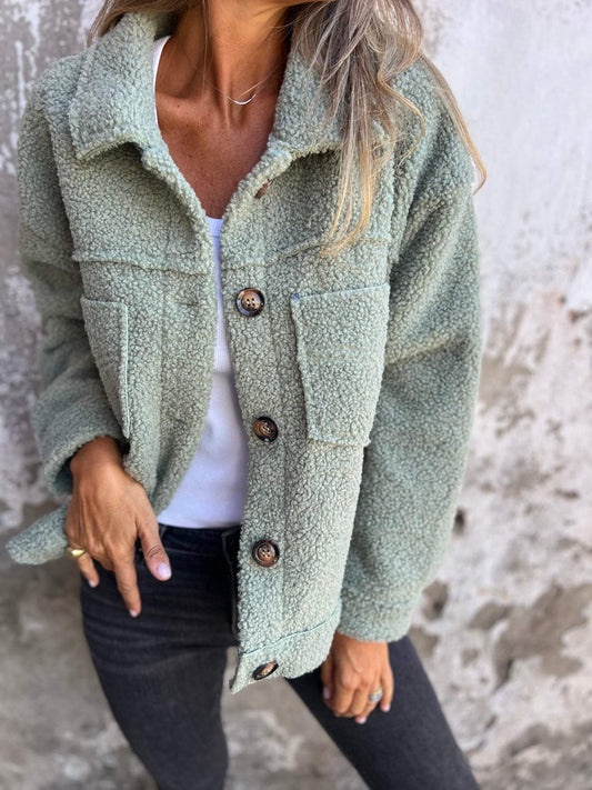 Teddy Fleece Shirt Jacket “Wilma”