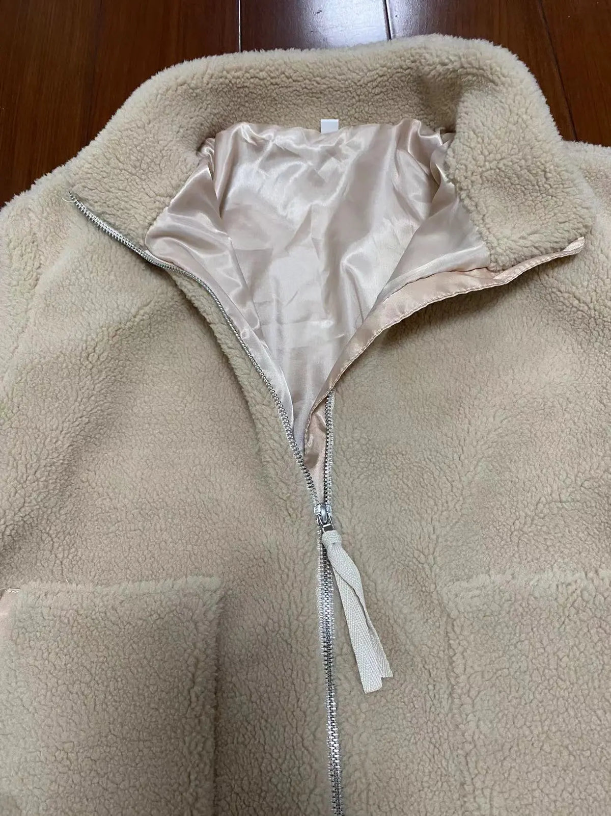 Teddyfleece-Jacke mit Stehkragen „Margaux“