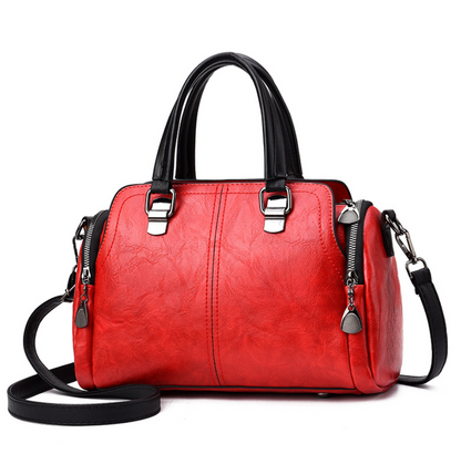 Boston-Handtasche aus PU-Kunstleder