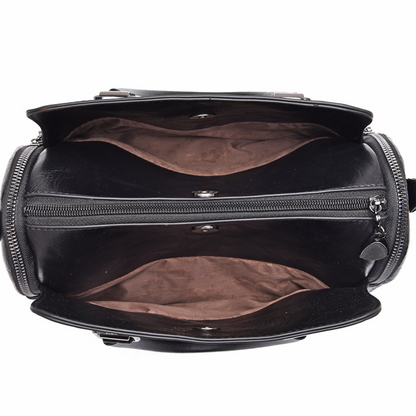 Boston-Handtasche aus PU-Kunstleder
