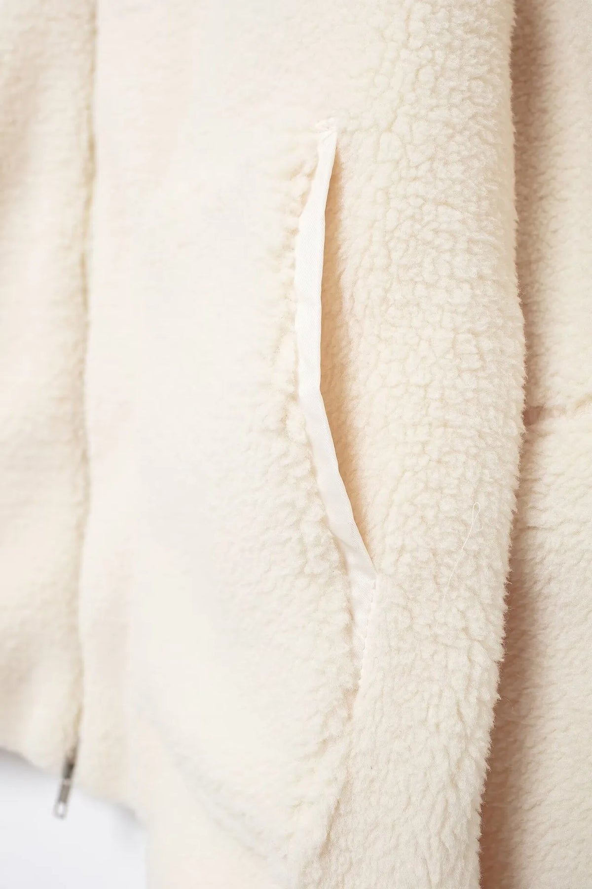 Teddyfleece-Jacke mit Stehkragen „Margaux“