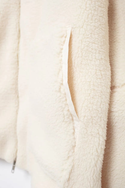 Teddyfleece-Jacke mit Stehkragen „Margaux“