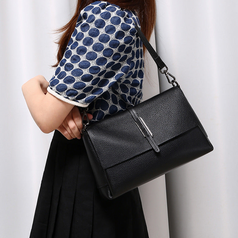 Soft Genuine Leather Shoulder Bag