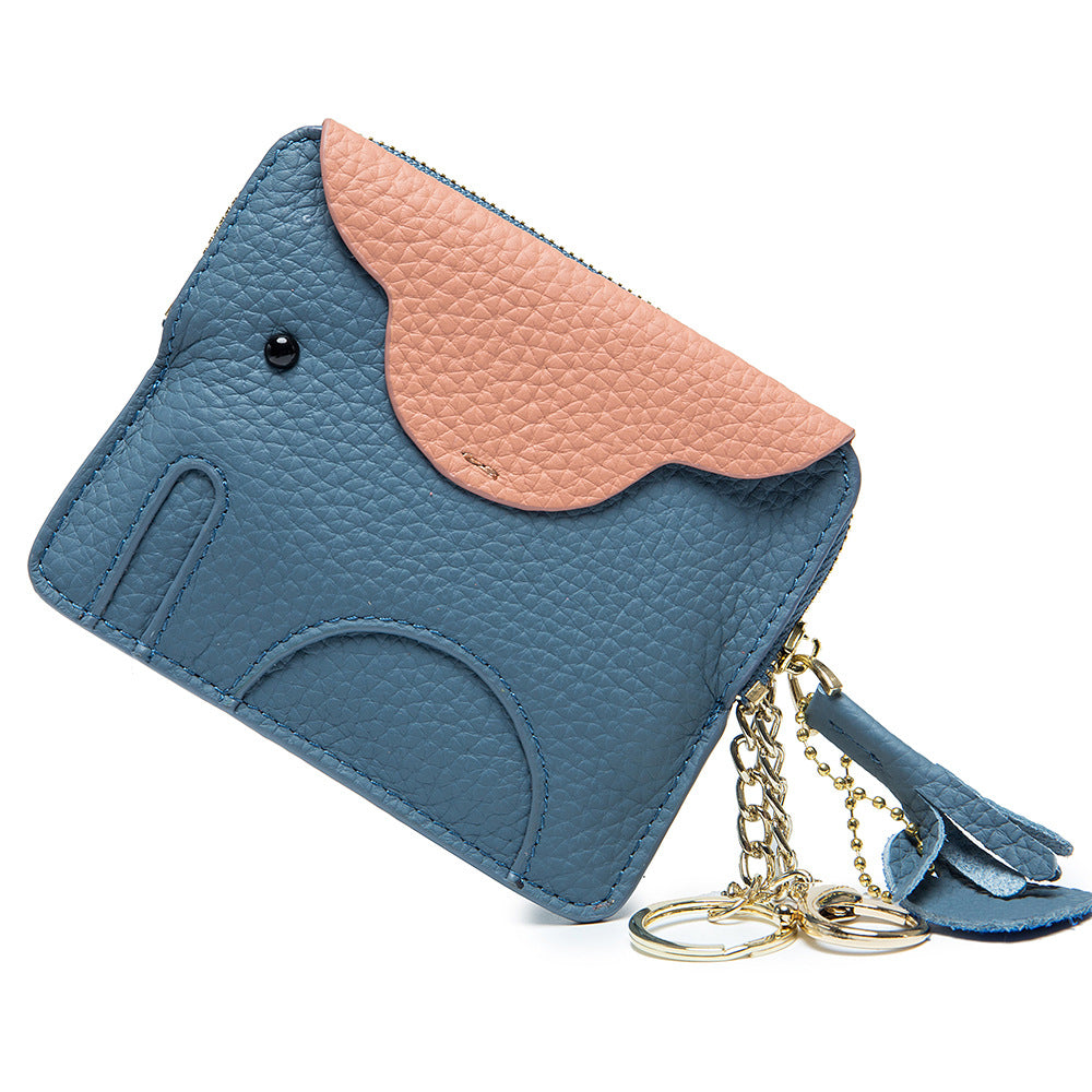 Leather Elephant Coin Purse