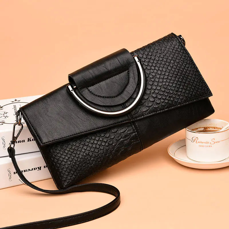 2024 New Women's Leather Party Clutch & Crossbody Bag