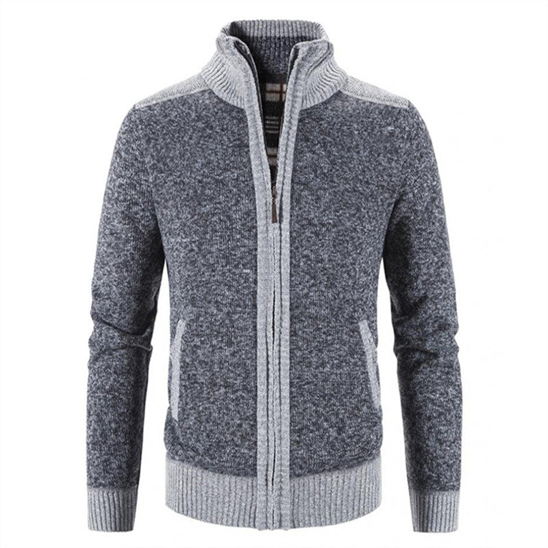 Plush Zip Cardigan “Fabio”