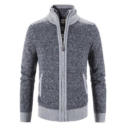 Plush Zip Cardigan “Fabio”